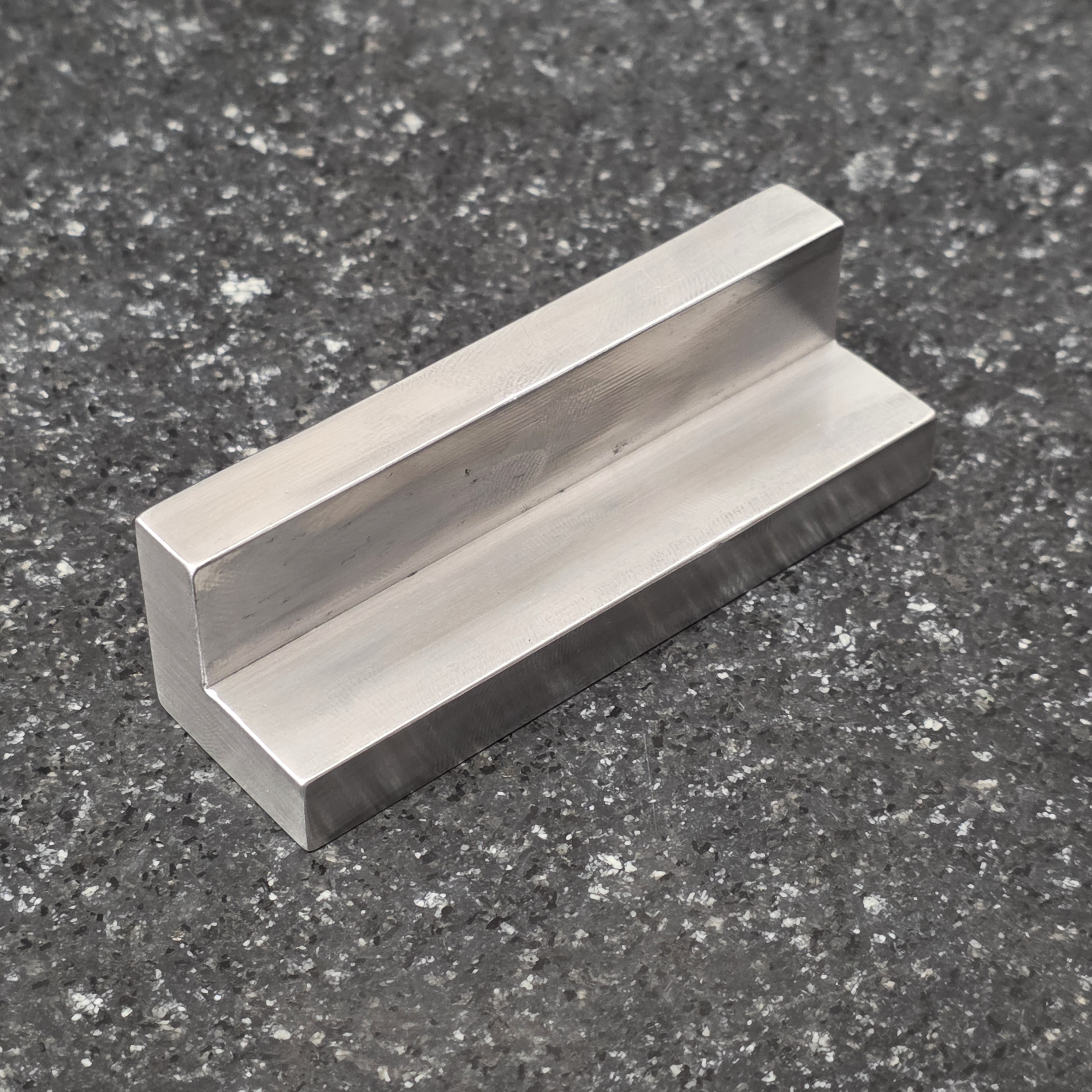 CNC Lathe L Spacer to take a .5" tool to a 1" size.